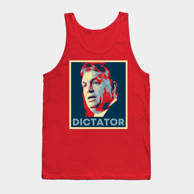 Orban Viktor Dictator Face Tank Top by Gifty